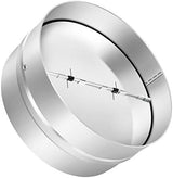 8 Inch Draft Blocker Backdraft Damper Duct Draft Stopper One-Way Airflow Ducting Insert Backflow Preventer Inline Fan Vent Deflector