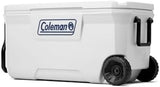 Coleman Marine Cooler with Fully Insulated UV Guard Lid & Body, Keeps Ice for 3+ Days, Great for Boating & Fishing, 52qt/100qt Wheeled/120qt Options