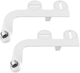 Bio Bidet 2-Pack SlimEdge Freshwater Toilet, White, Non-Electric, Easy Install Bidet Attachment, 2 Count