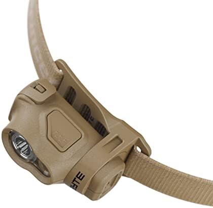 Princeton Tec Byte Multi-Mode Multi-Beam IPX4 Water Resistant LED Tactical Headlamp with 200 Lumens, Essential Outdoor Accessory for Hiking, Backpacking, Camping, Running, and Safety Preparedness, Tan