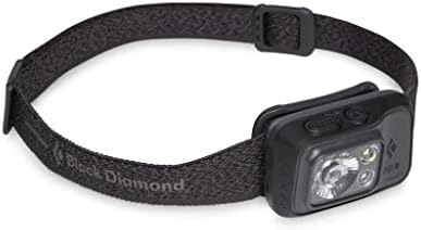 BLACK DIAMOND Spot 400-R Rechargeable LED Headlamp, Waterproof and Dimmable for Camping, Hiking, Running, Hunting, Work with Red Light Headlamp Mode