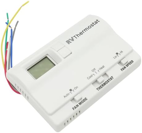 RV Digital Thermostat for Coleman 83303362 Air Conditioner Heat/Cool T-Stat Wall 8330-336 337 338 339 368 386 - White