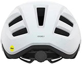 Giro Fixture II MIPS Mountain Bike Helmet for Men, Women, Kids, and Adults – Matte White/Green Logo, Universal Women (50-57 cm)