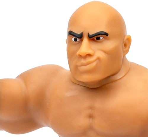 Heroes of Goo Jit Zu WWE Stretchy Superstar The Rock, Stretchy, Stretch These Amazing Goo Filled Fighters with Unique Superstar Gel Filling, They Stretch Up to 3 Times Their Size - Sensory Toys