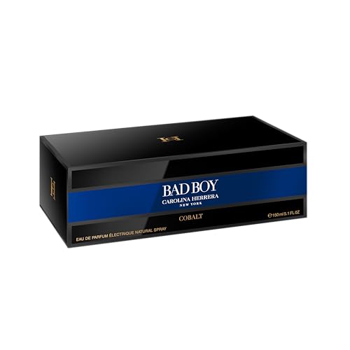 Carolina Herrera Bad Boy Cobalt Eau de Parfum Spray for Men, 5.1 Ounce