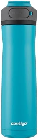 Contigo Cortland Chill 2.0 Stainless Steel Water Bottle with AUTOSEAL Lid 24 oz Juniper and Azalea 2-Pack