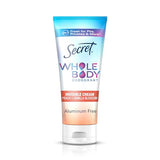 Secret Whole Body Deodorant Cream for Women, Peach & Vanilla Blossom Scent, Aluminum Free Deodorant, 72 HR Odor Protection, 3.0 oz