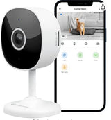 WiFi Camera 2K, Galayou Indoor Home Security Cameras for Baby/Elder/Dog/Pet Camera with Phone app,24/7 SD Card Storage,Works with Alexa & Google Home G7