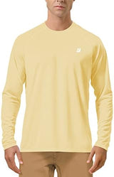 Roadbox Mens UPF 50+ UV Sun Protection Shirts Outdoor Long Sleeve SPF Rash Guard for Fishing Hiking Swimming Running