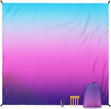 Beach Blanket Waterproof Sandproof Beach Mat 79" X 83" /10'x9'for 2-8 Adults Quick Drying Outdoor Picnic Mat Beach Accessories for Travel, Camping, Hiking