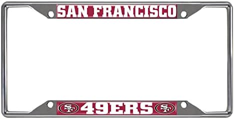 FANMATS NFL Unisex-Adult NFL License Plate Frame