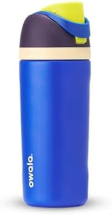 Kids FreeSip Insulated Stainless Steel Water Bottle with Straw for Sports, Travel, and School, BPA-Free Sports Water Bottle, 16 oz, Celestial Sphere