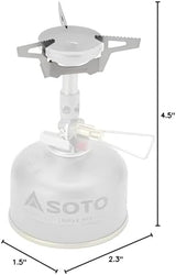 SOTO TriFlex and 4Flex WindMaster Stainless Steel Stove Stand, Lightweight, User-friendly and Stable (Stove Not Included)