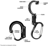GEAR AID HEROCLIP (Small) Carabiner Gear Clip and Hook, for Hanging Bags, Purses, Lanterns, Strollers, Tools, Helmets, Water Bottles, and More