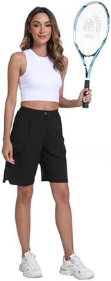 Women's Hiking Cargo Shorts Quick Dry Lightweight Shorts for Travel Athletic