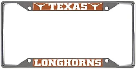 FANMATS NCAA Unisex-Adult Chrome Metal License Plate Frame