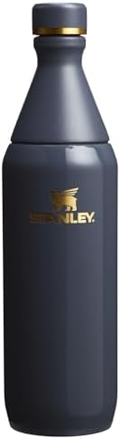 STANLEY All Day Slim Bottle 20-34 OZ | Twist off Lid with Leakproof Seal | Slim Design for Travel & Gym | Insulated Stainless Steel | BPA-Free