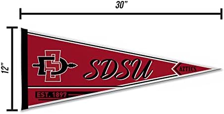 Rico Industries NCAA Classic 12" x 30" Felt Wall Décor Pennant - Great for Home/Bed Room/Man Cave Décor