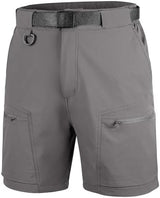 FREE SOLDIER Men's Cargo Hiking Shorts with Belt Lightweight Quick Dry Tactical Shorts with Pockets for Casual Work Golf
