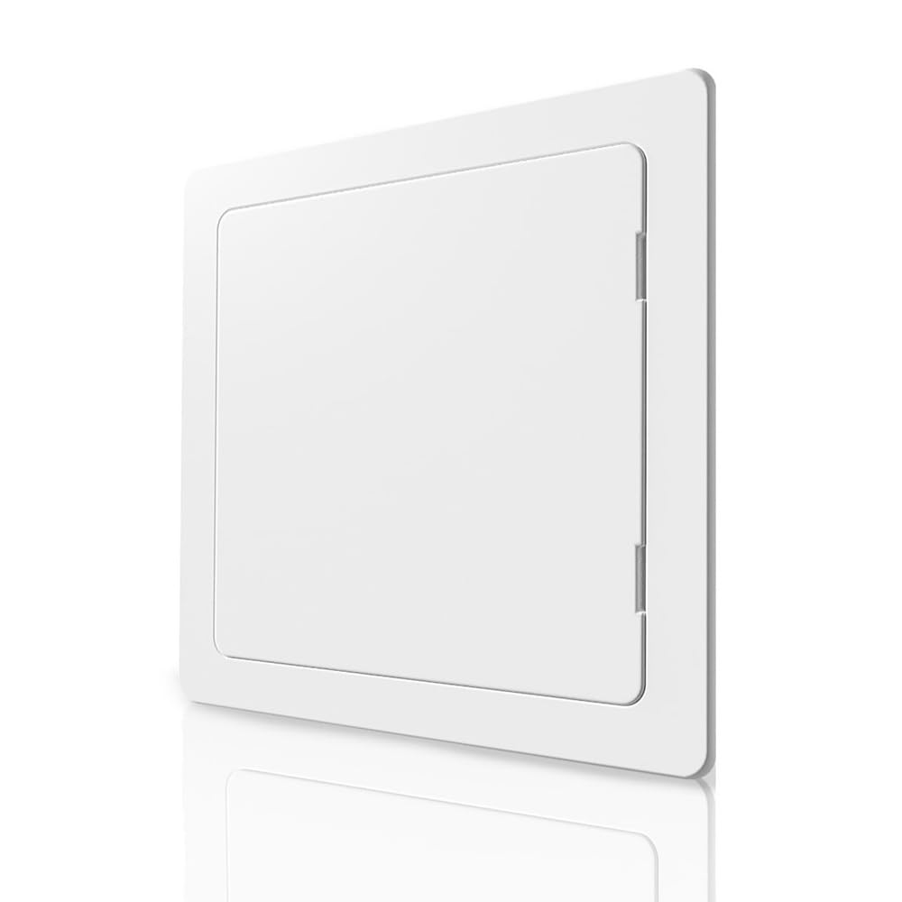 Access Panel for Drywall - 12x12 inch - Wall Hole Cover - Access Door - Plumbing Access Panel for Drywall - Heavy Durable Plastic White