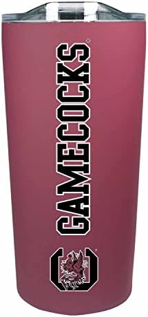 Campus Colors NCAA Stainless Steel Tumbler perfect for Gameday - 18 oz - Double Walled - Keeps Drinks Perfectly Insulated (South Carolina Gamecocks - Maroon)