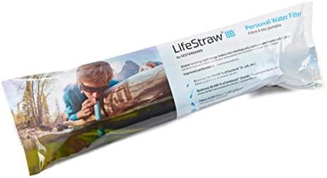 LifeStraw Personal Water Purifier for Hiking, Camping, Travel, and Emergency Preparedness