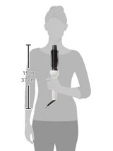 Instyler Freestyle Ceramic Styling Wand | Salon Quality at Home | Ionic Tip Barrel | Dual Voltage Tool | Ceramic Heated Bristles | Frizz Reducing Brush