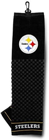 Team Golf NFL Embroidered Golf Towel, Checkered Scrubber Design, Embroidered Logo