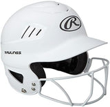 Rawlings | COOLFLO Batting Helmet with Facemask | Fastpitch Softball | One Size fits Most (6 1/2-7 1/2)