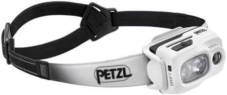 PETZL Swift RL Headlamp White, 1100 lumens with Reactive Lighting