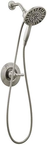 DELTA 142840-SP-I Arvo Tub Shower, SpotShield Brushed Nickel