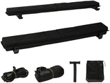 VEVOR Soft Roof Rack Pads, 30" Universal Car Roof Rack Pad for Various Crossbars, 176LBS Loading Luggage Kayak Carrier with 2 Tie Down Straps, 2 Quick Loop Straps & Storage Bag for SUP Canoe Snowboard
