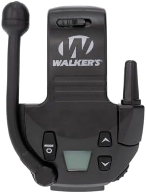 WALKER'S Razor Walkie Talkie Attachment - 22 Channels 3 Miles Range Distance Voice-Activated Handsfree Communication Device for Razor Shooting Muffs, 3 AAA Batteries Included
