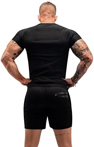 Sauna Shirt for Men Sweat Suit Compression T-Shirt Weight Loss Body Shaper Shirts for Workout Sports
