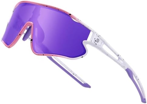 DUCO Kids Sunglasses Youth Baseball Sun Glasses Lightweight TR90 Frame UV400 Sports Cycling Shades for Boys Girls DK268