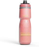 CamelBak Podium Chill Insulated 24oz Bike Water Bottle - Easy Squeeze Bottle - Fits Most Bike Cages, Coral Sunset
