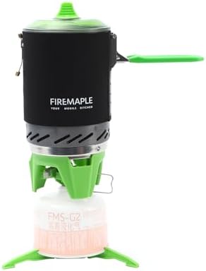 Fire-Maple Fixed Star X2 Backpacking and Camping Stove System Outdoor Propane Camp Cooking Gear Portable Pot Jet Burner Set Ideal for Hiking, Trekking, Fishing, Hunting Trips and Emergency Use