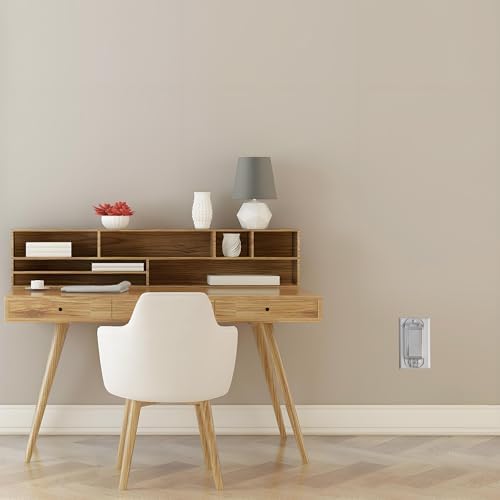 4 Light Switch Guard Cover, Baby Proof Wall Switch Cover Guard for Rocker Light Switch Protects Your Lights or Circuits from Being Accidentally Turned On or Off