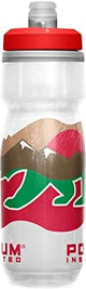 CamelBak Podium Chill Insulated Bike Water Bottle - Easy Squeeze Bottle - Fits Most Bike Cages - 21oz, California