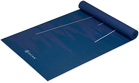 Gaiam Print Yoga Mat, Non Slip Exercise & Fitness Mat for All Types of Yoga, Pilates & Floor Exercises