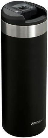 Stanley AeroLight Transit Bottle 16 oz | Locking Drink Through Lid | Leak Resistant Water Bottle or Coffee Travel Mug | Lightweight Insulated Stainless Steel | BPA-Free | Black
