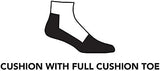 Darn Tough Steely 1/4 Sock Cushion - Men's