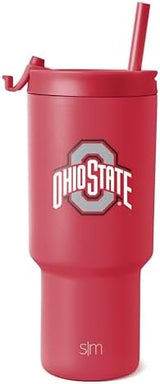Simple Modern Officially Licensed 30oz Tumbler with Flip Lid and Straws | Insulated Cup Stainless Steel | Gifts for Men | Trek Collection