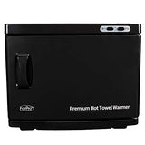 ForPro Professional Collection Premium Hot Towel Warmer, 23L Extra Large Capacity, Two Stainless Steel Racks, Black
