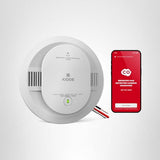 Kidde Hardwired Kidde App Enabled Smart Smoke and Carbon Monoxide Detector, AA Battery Backup, Voice Alerts, Interconnected Alarm