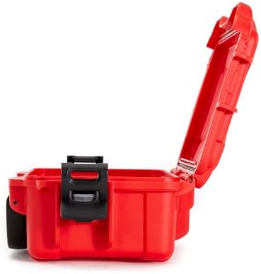NANUK 903 Waterproof First Aid Box Empty – Durable, Medical First Aid Organizer Case, IP67-Rated, Dustproof, Impact-Resistant, and Floats (7.4" x 4.9" x 3.1") – Red