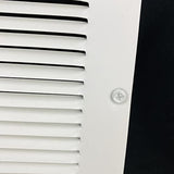 Fits 14x8 Duct Opening | Steel Return Air Grille by Handua | Vent Cover Grill for Sidewall and Ceiling | White | HVAC Cold Air Intake Grille | Outer Dimensions: 15.75"W X 9.75"H
