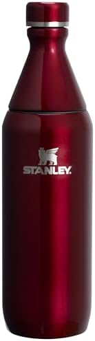 STANLEY All Day Slim Bottle 20-34 OZ | Twist off Lid with Leakproof Seal | Slim Design for Travel & Gym | Insulated Stainless Steel | BPA-Free