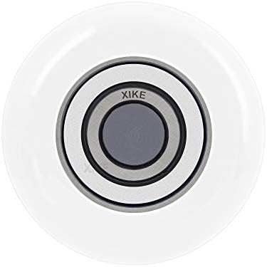 XiKe 10 Pack White 2" Nylon Garage Door Roller 4" Stem, Quiet/Durable and High Load, Use 6200-2RS Double Seals Precision Bearings.