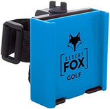 DESERT FOX GOLF Phone Caddy – Adjustable Golf Cart Phone Holder with Secure Strap for Hands-Free GPS & Golf Apps – Universal Fit